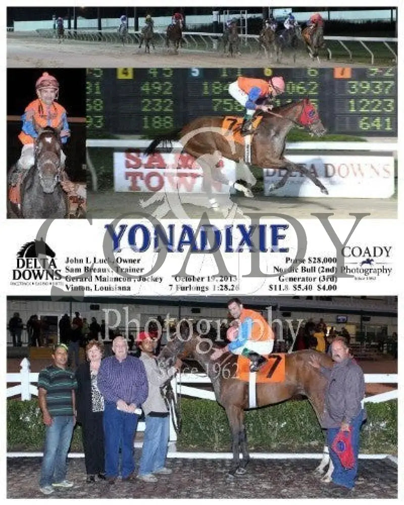 Yonadixie - 101913 Race 05 Ded Delta Downs