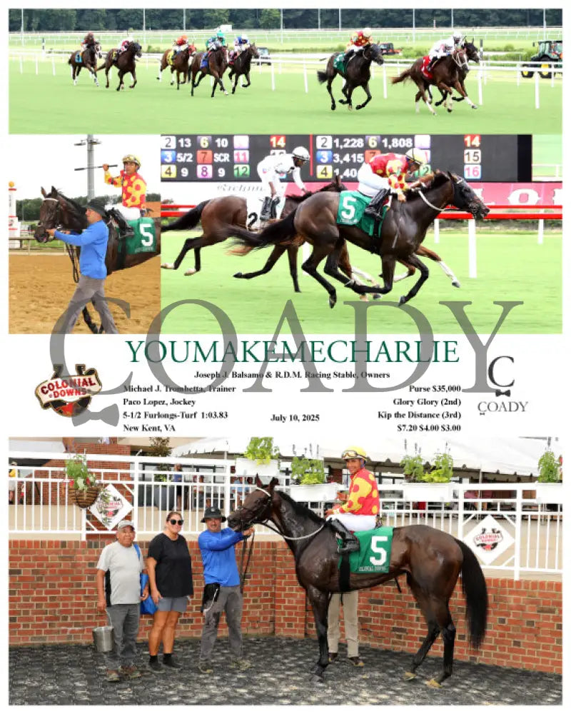 YOUMAKEMECHARLIE - 07-10-25 - R09 - CNL Colonial Downs