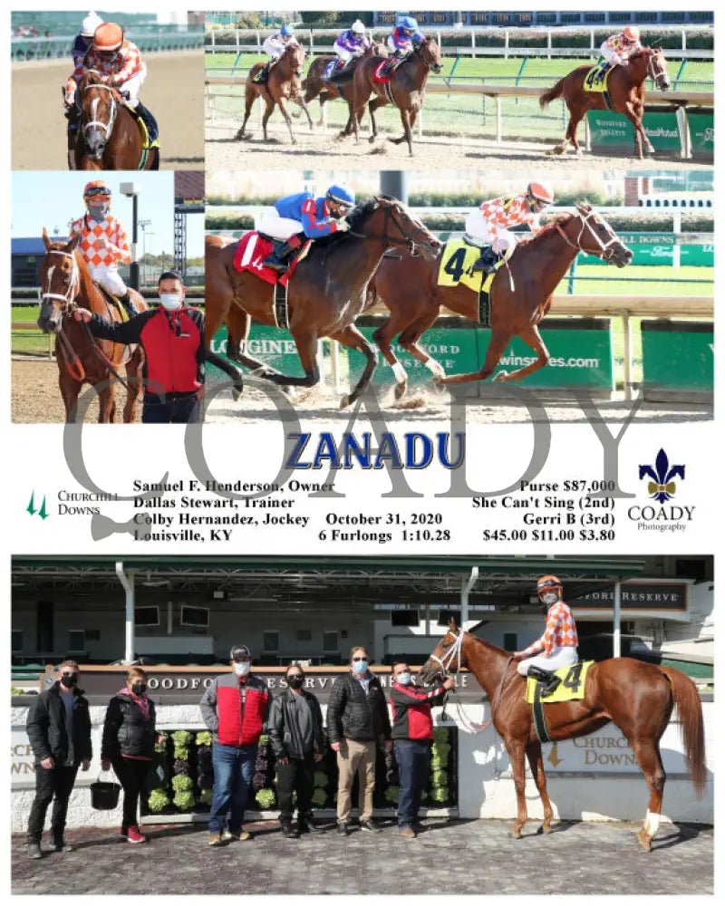 Zanadu - 10-31-20 R03 Cd Churchill Downs