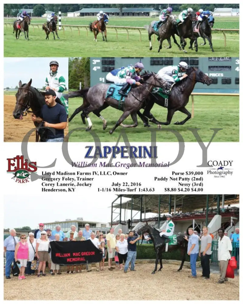 Zapperini - 072216 Race 07 Elp Ellis Park