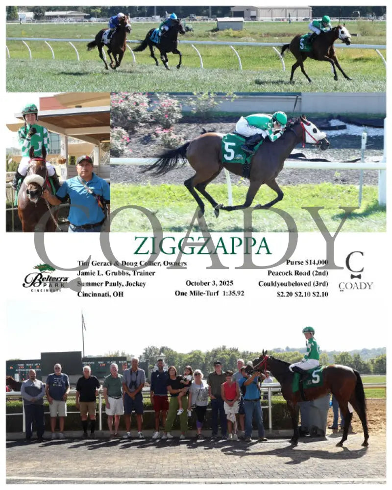 ZIGGZAPPA - 100325 - Race 05 - BTP Presque Isle Downs