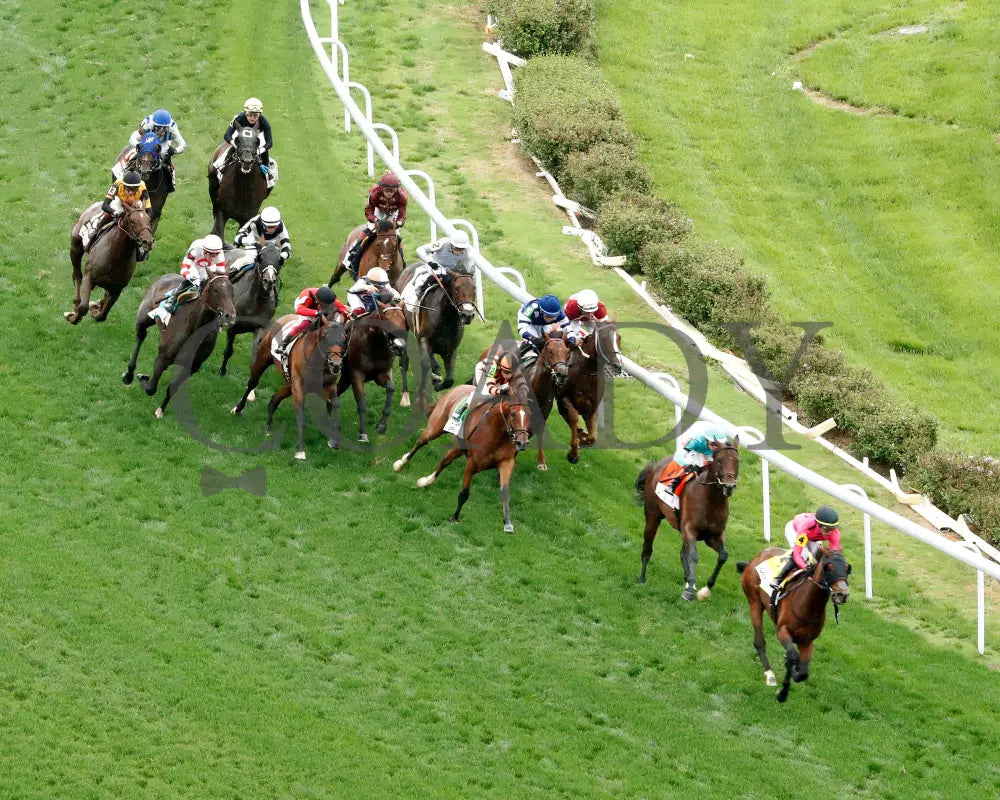ZULU KINGDOM - 050325 - The American Turf G1 - Race 09 - CD - Aerial Turn 01 Churchill Downs