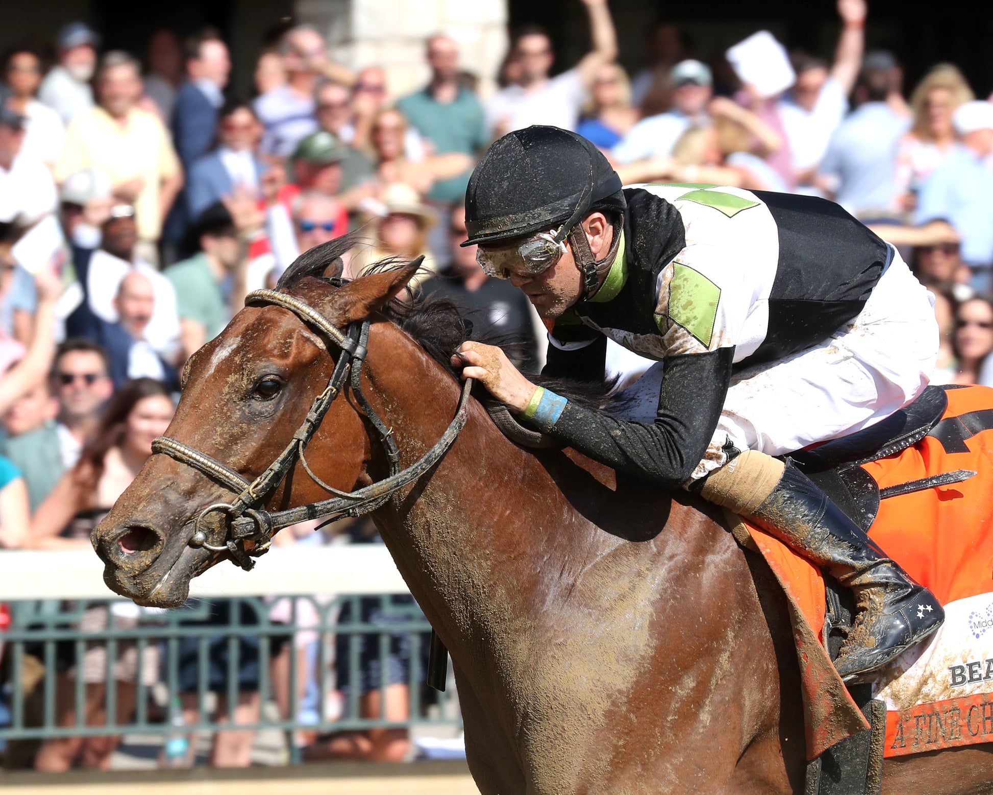 A FINE CHARDONNAY - 040326 - Race 07 - KEE  The MiddleGround Capital Beaumont G2 - 41st Running - Inside Finish 01 - Coady Media - Kurtis Coady Photography