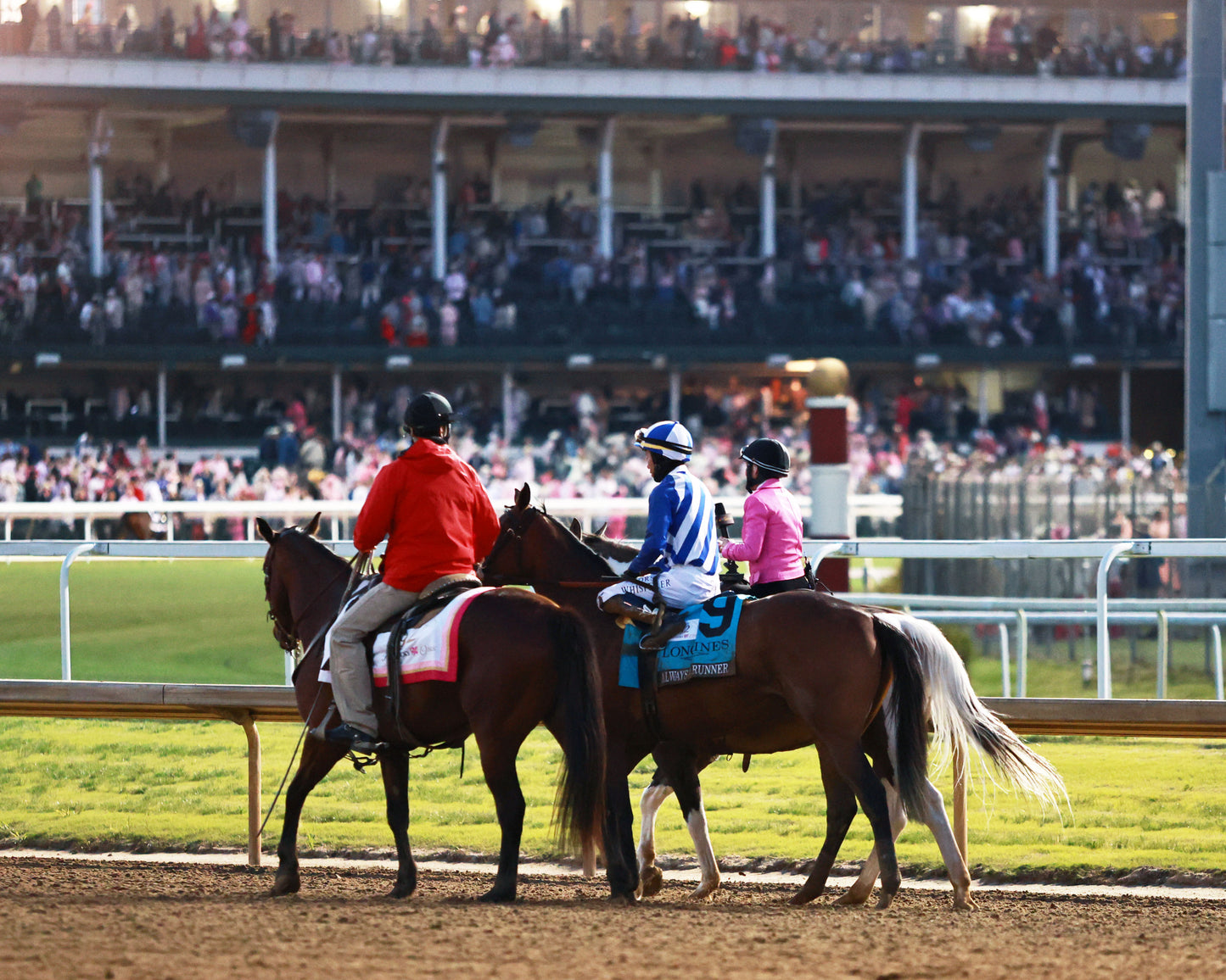 ALWAYS A RUNNER - 050126 - Race 13 - CD  The Longines Kentucky Oaks G1 - 152nd Running - Back Side Interview 01 - Coady Media - Kurtis Coady Photography