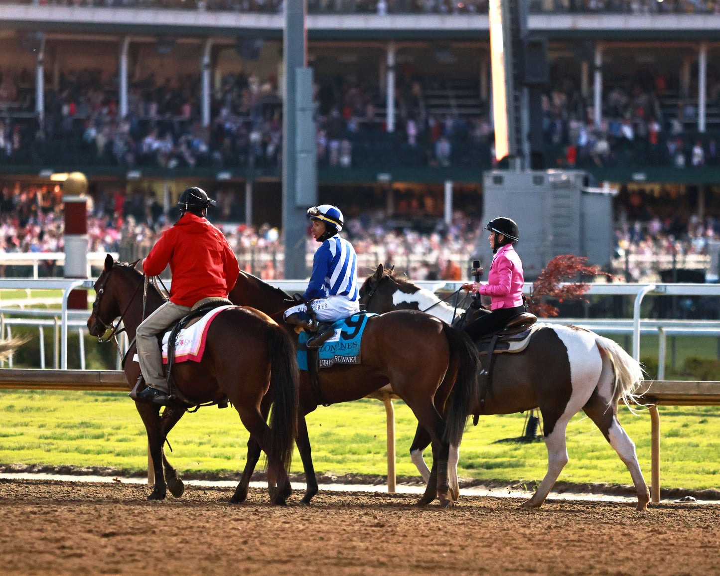 ALWAYS A RUNNER - 050126 - Race 13 - CD  The Longines Kentucky Oaks G1 - 152nd Running - Back Side Interview 02 - Coady Media - Kurtis Coady Photography