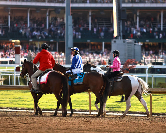 ALWAYS A RUNNER - 050126 - Race 13 - CD  The Longines Kentucky Oaks G1 - 152nd Running - Back Side Interview 02 - Coady Media - Kurtis Coady Photography