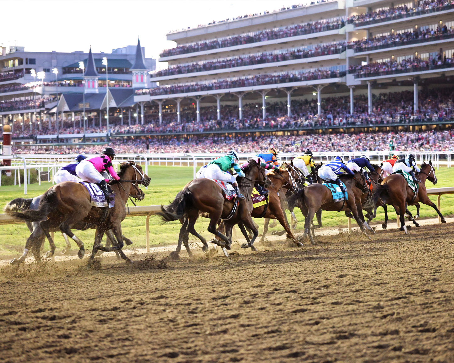ALWAYS A RUNNER - 050126 - Race 13 - CD  The Longines Kentucky Oaks G1 - 152nd Running - Back Stretch Turn 03 - Coady Media - Kurtis Coady Photography