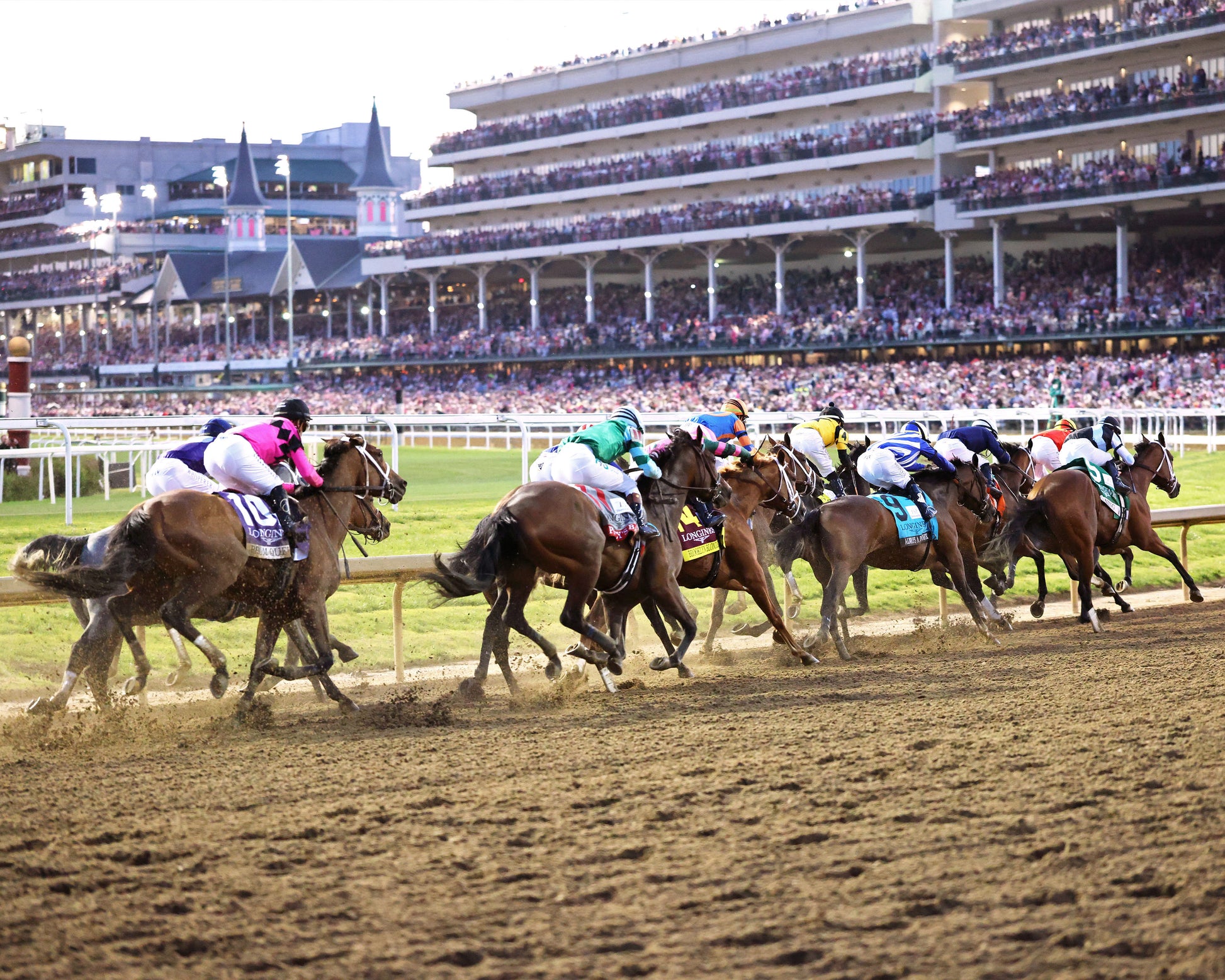 ALWAYS A RUNNER - 050126 - Race 13 - CD  The Longines Kentucky Oaks G1 - 152nd Running - Back Stretch Turn 03 - Coady Media - Kurtis Coady Photography