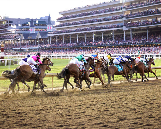 ALWAYS A RUNNER - 050126 - Race 13 - CD  The Longines Kentucky Oaks G1 - 152nd Running - Back Stretch Turn 03 - Coady Media - Kurtis Coady Photography
