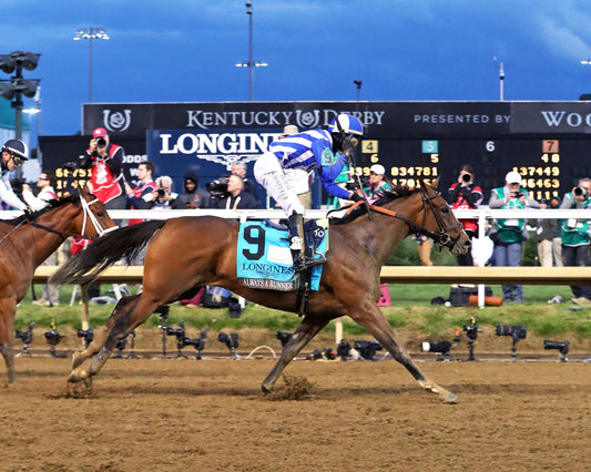 ALWAYS A RUNNER - 050126 - Race 13 - CD  The Longines Kentucky Oaks G1 - 152nd Running - Finish 08 - Coady Media - Kurtis Coady Photography