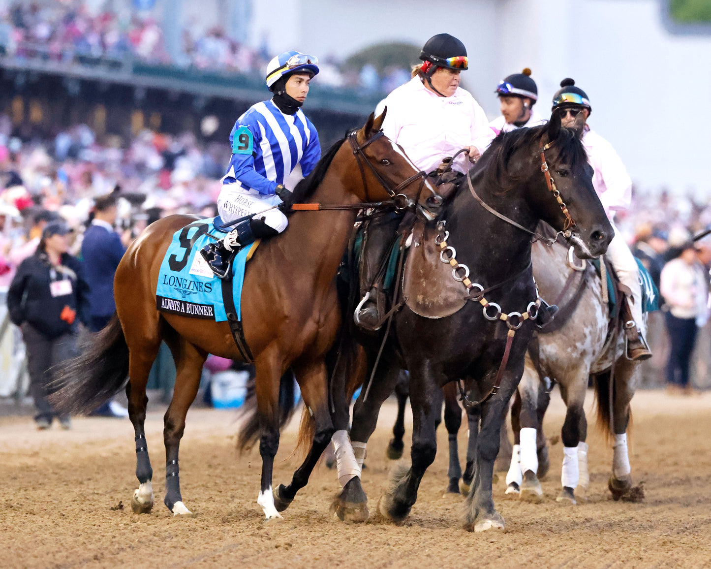 ALWAYS A RUNNER - 050126 - Race 13 - CD  The Longines Kentucky Oaks G1 - 152nd Running - Post Parade 05 - Coady Media - Kurtis Coady Photography