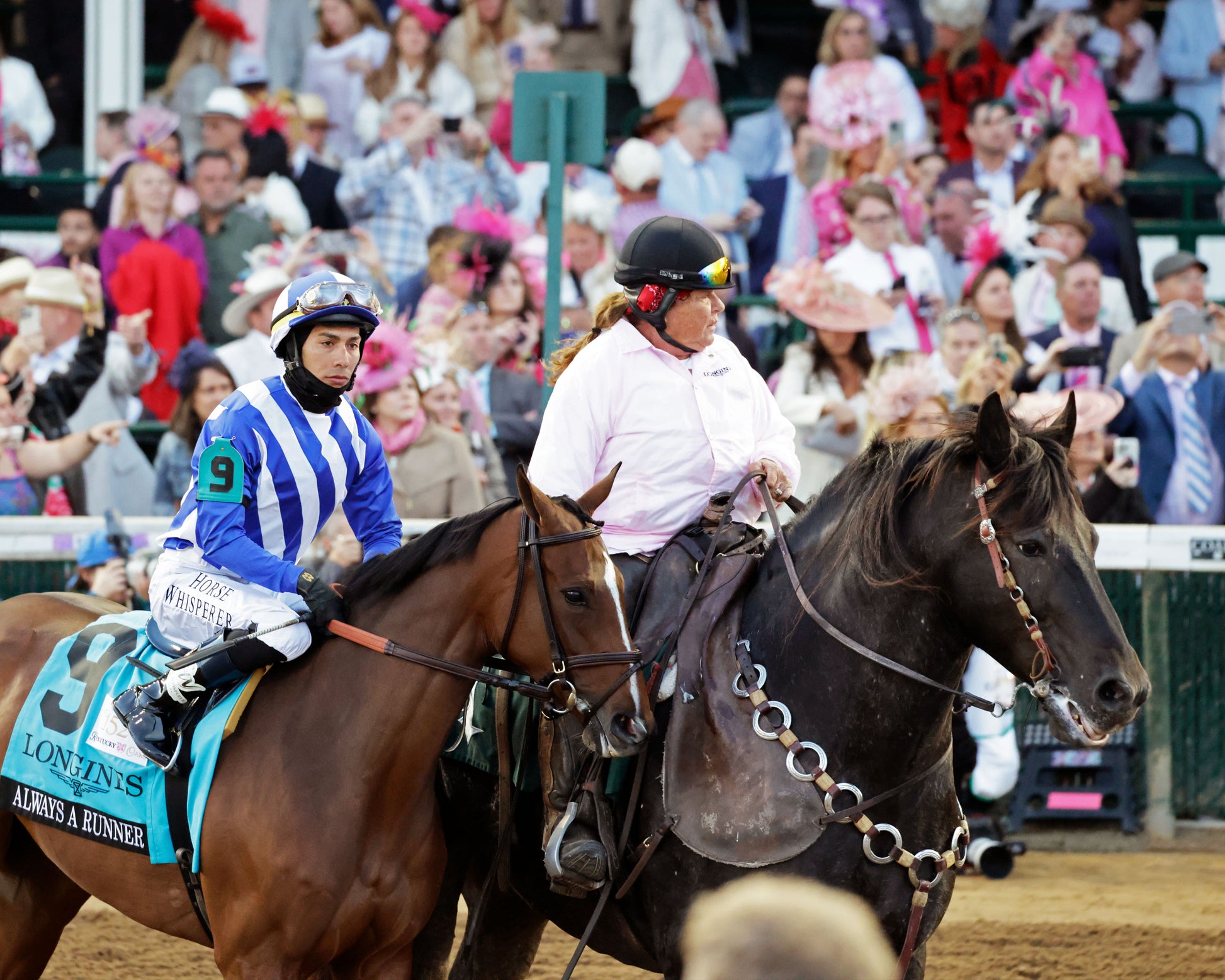ALWAYS A RUNNER - 050126 - Race 13 - CD  The Longines Kentucky Oaks G1 - 152nd Running - Post Parade 08 - Coady Media - Kurtis Coady Photography
