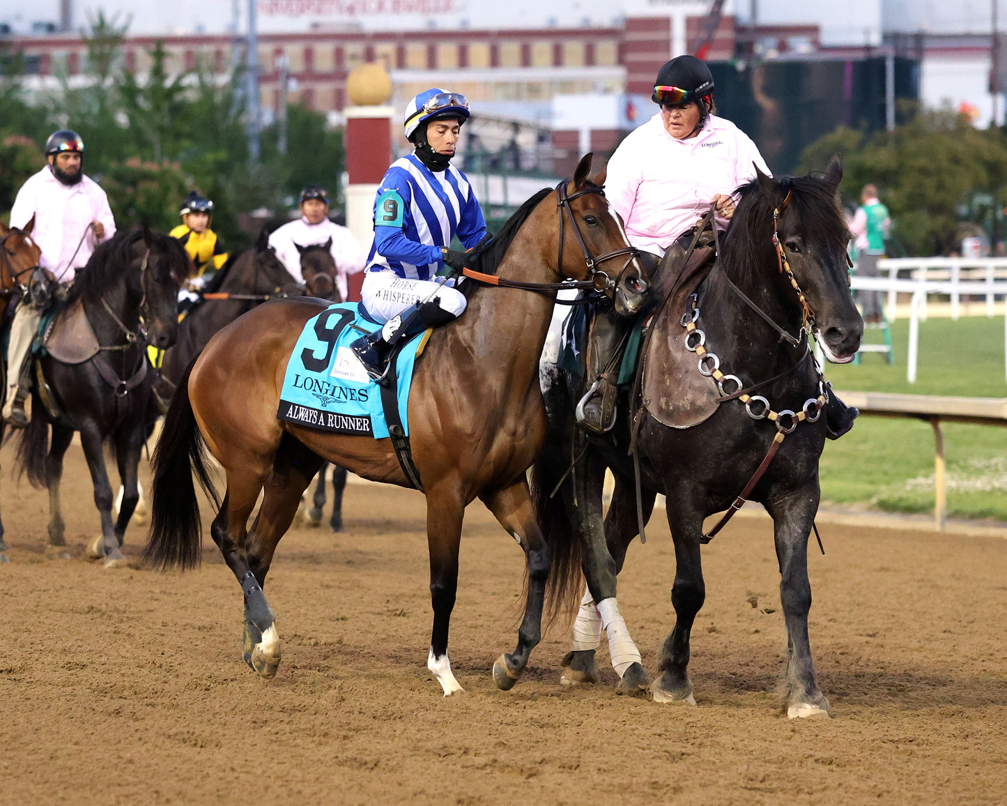 ALWAYS A RUNNER - 050126 - Race 13 - CD  The Longines Kentucky Oaks G1 - 152nd Running - Post Parade 12 - Coady Media - Kurtis Coady Photography