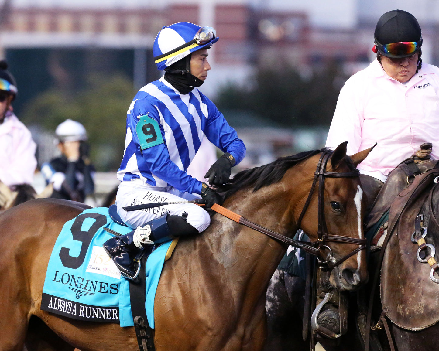 ALWAYS A RUNNER - 050126 - Race 13 - CD  The Longines Kentucky Oaks G1 - 152nd Running - Post Parade 15 - Coady Media - Kurtis Coady Photography
