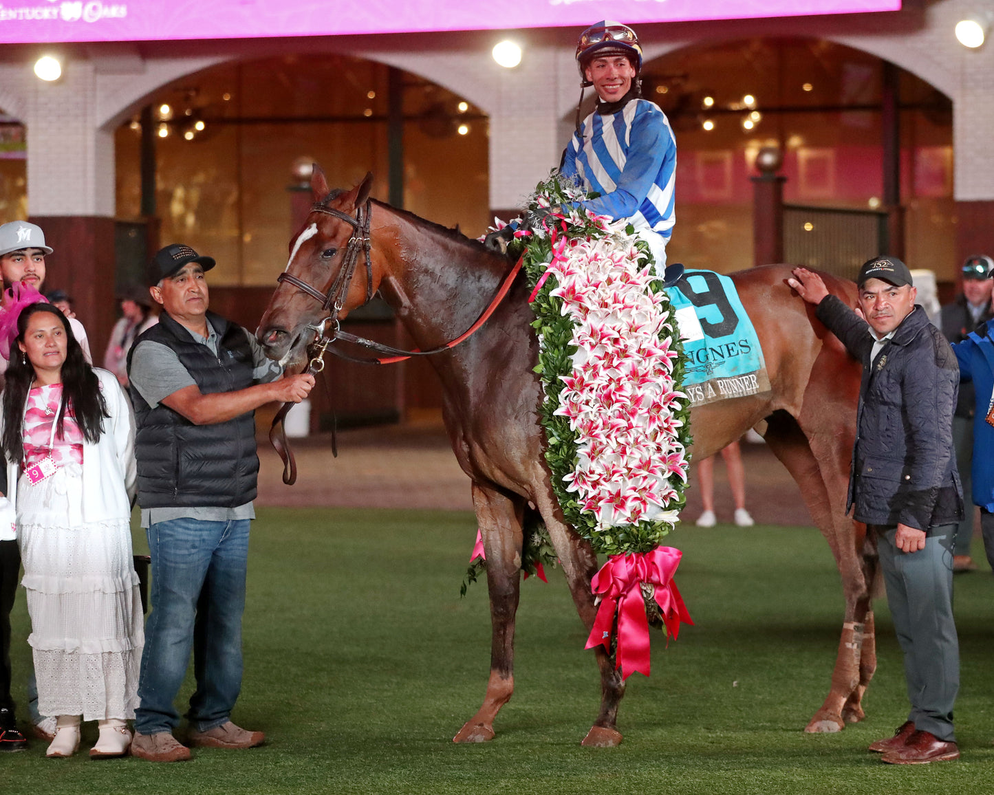 ALWAYS A RUNNER - 050126 - Race 13 - CD  The Longines Kentucky Oaks G1 - 152nd Running - Winners Circle 02 - Coady Media - Kurtis Coady Photography