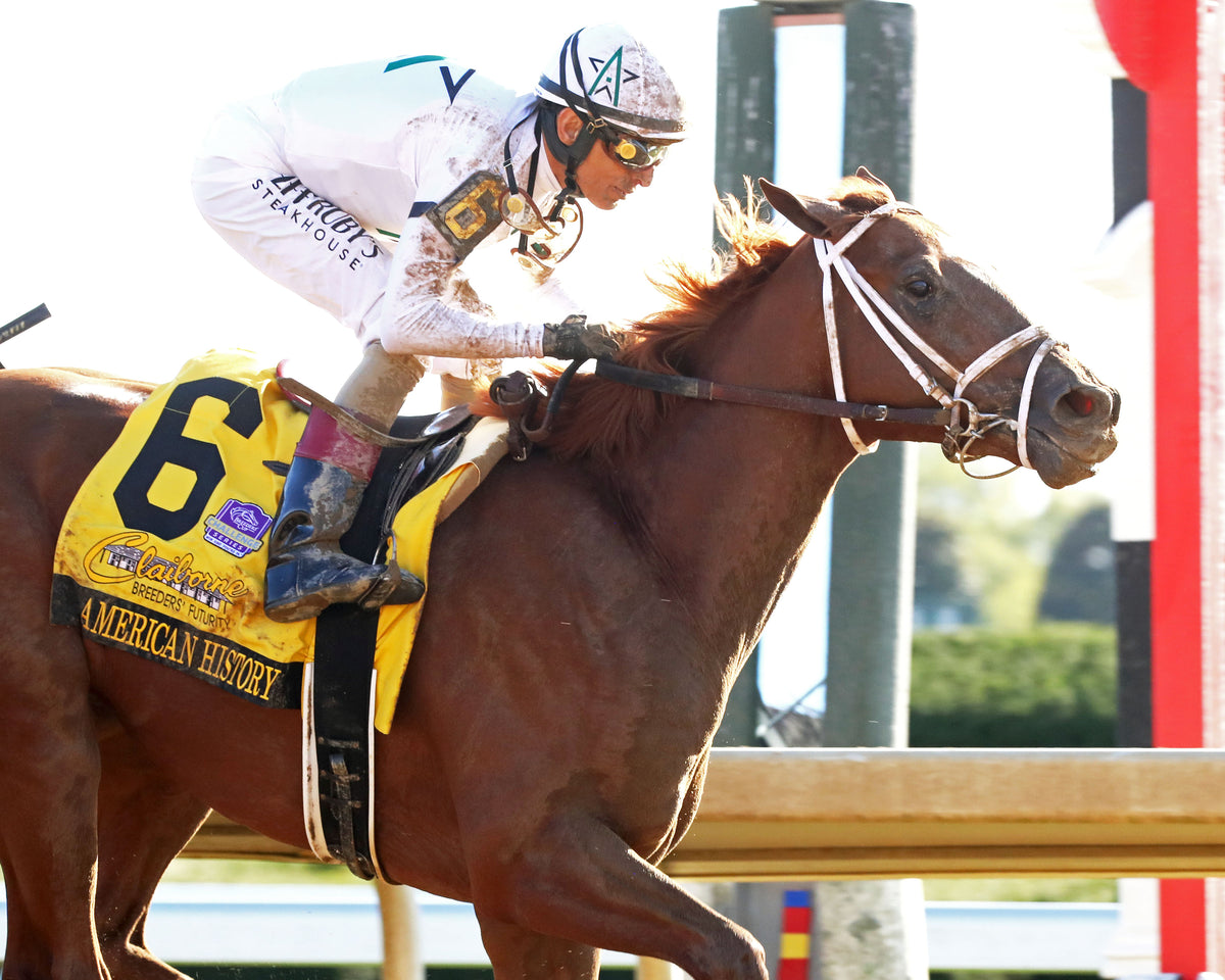 AMERICAN HISTORY - The Claiborne Breeders' Futurity G1 - 10-03-26 - R09 - KEE - Finish 04