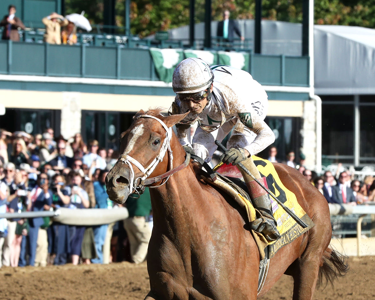 AMERICAN HISTORY - The Claiborne Breeders' Futurity G1 - 10-03-26 - R09 - KEE - Inside Finish 01