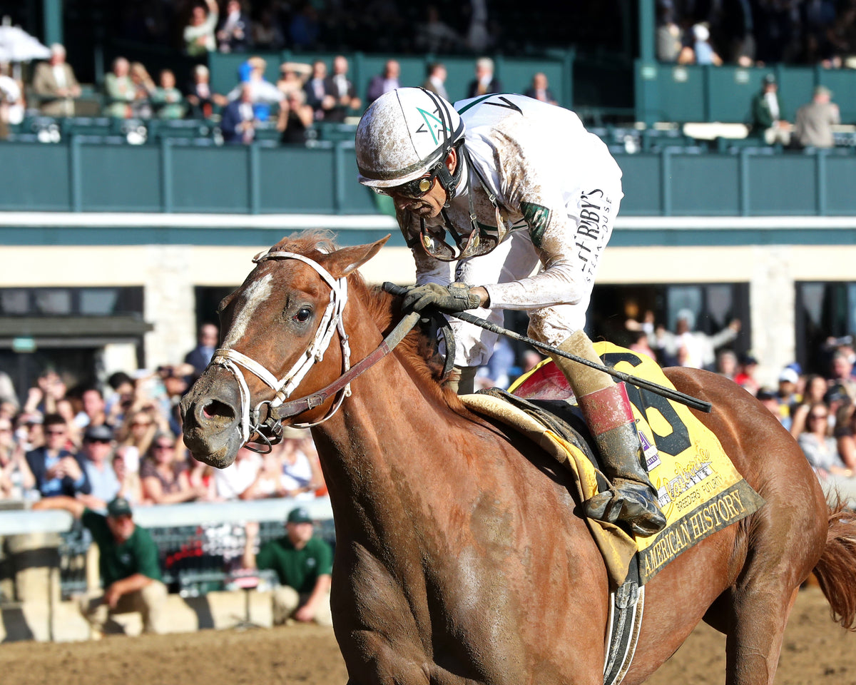 AMERICAN HISTORY - The Claiborne Breeders' Futurity G1 - 10-03-26 - R09 - KEE - Inside Finish 02