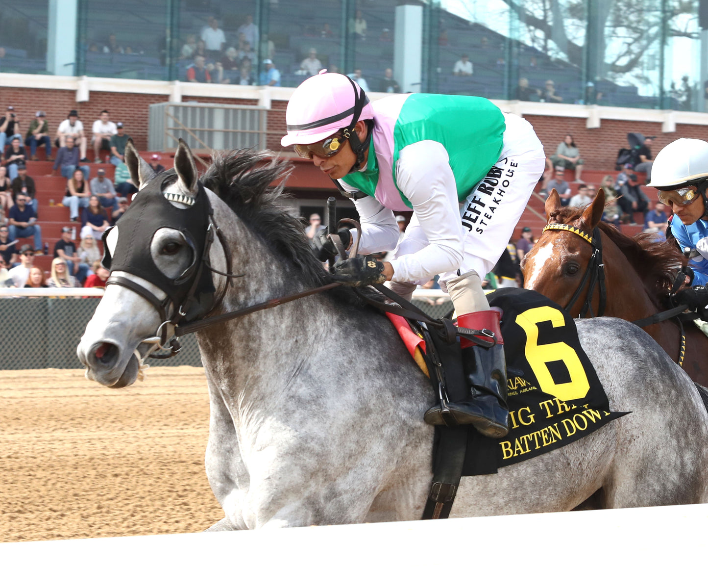 BATTEN DOWN - Pig Trail Overnight Stakes - 03-01-26 - R05 - OP - Inside First Pass 01 - Coady Media - Kurtis Coady Photography