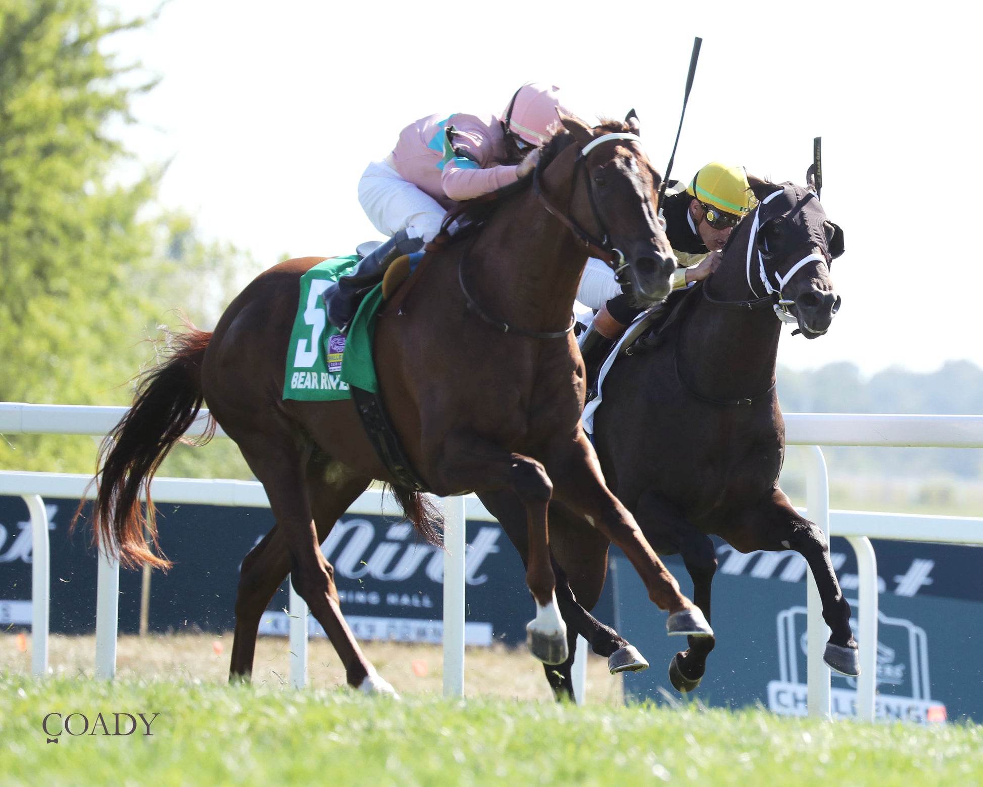 BEAR RIVER - Mint Kentucky Turf Sprint Stakes - G2 - 08-30-25 - R09 - KD - Finish 02 - Coady Media - Kurtis Coady Photography
