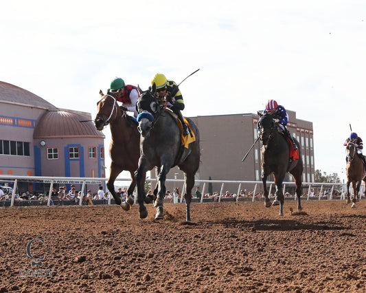 BOTTLE OF ROUGE - Sunland Park Oaks - 23rd Running - 02-15-26 - R07 - Sunland Park - Under Rail - Coady Media - Kurtis Coady Photography