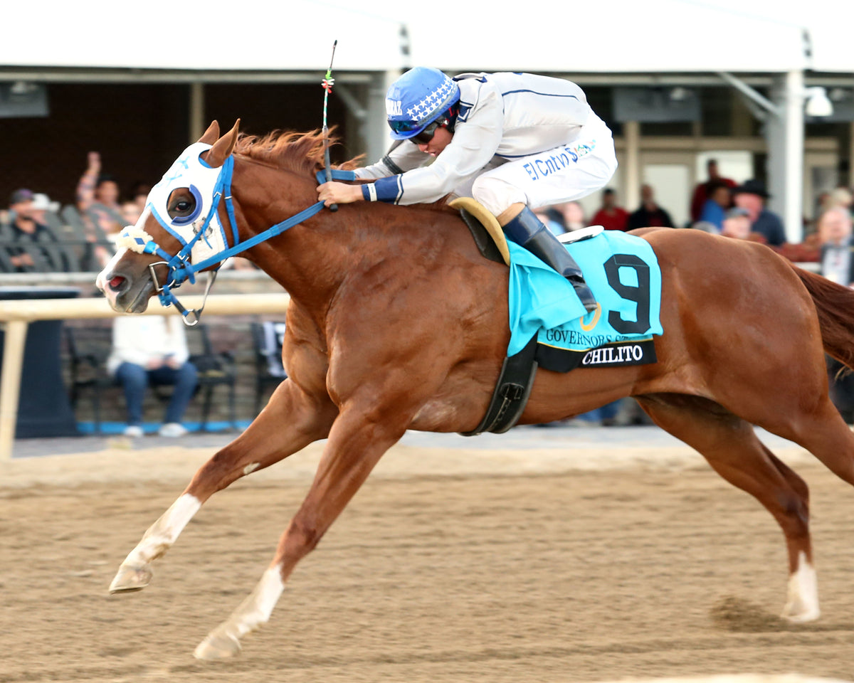 CHILITO - Governors Stake Final - 30th Running - 10-24-26 - R11 - Horseshoe Indiana - Inside Finish 01 - Devin Hall - Coady Media - Kurtis Coady Photography