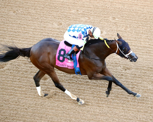 CLARET BERET - Apple Blossom Handicap G1 - 04-11-26 - R10 - OP - Aerial Finish 01 - Coady Media - Kurtis Coady Photography