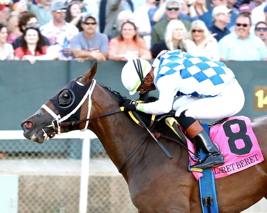 CLARET BERET - Apple Blossom Handicap G1 - 04-11-26 - R10 - OP - Inside Finish 01 - Coady Media - Kurtis Coady Photography