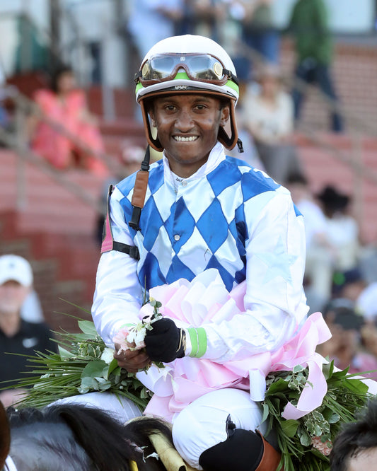 CLARET BERET - Apple Blossom Handicap G1 - 04-11-26 - R10 - OP - Micah Husbands 03 - Coady Media - Kurtis Coady Photography