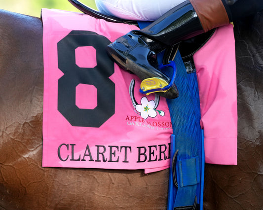 CLARET BERET - Apple Blossom Handicap G1 - 04-11-26 - R10 - OP - Saddle Towel 01 - Coady Media - Kurtis Coady Photography