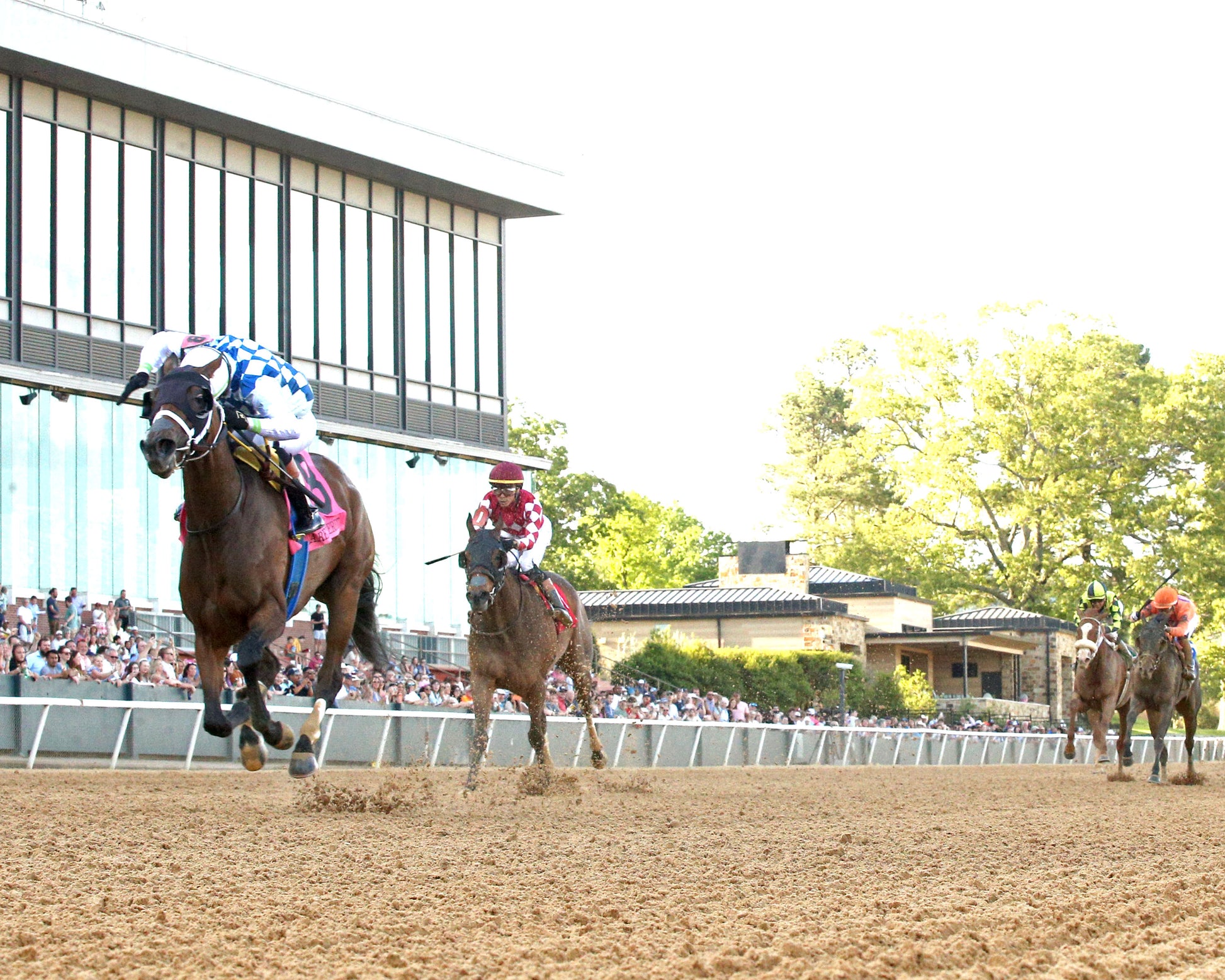 CLARET BERET - Apple Blossom Handicap G1 - 04-11-26 - R10 - OP - Under Rail 01 - Coady Media - Kurtis Coady Photography