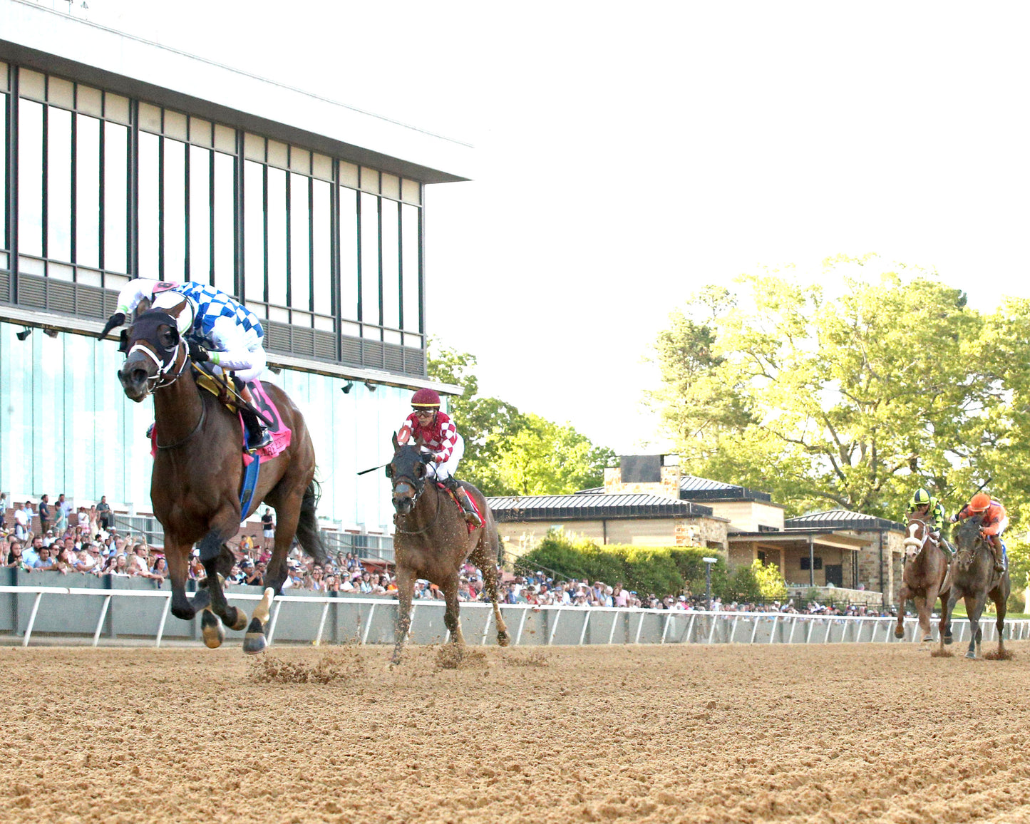 CLARET BERET - Apple Blossom Handicap G1 - 04-11-26 - R10 - OP - Under Rail 01 - Coady Media - Kurtis Coady Photography