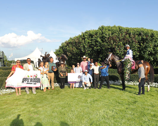 CLARET BERET - Apple Blossom Handicap G1 - 04-11-26 - R10 - OP - Winners Circle 01 - Coady Media - Kurtis Coady Photography