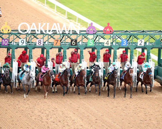 CLASS PRESIDENT - Rebel Stakes G2 - 03-01-26 - R11 - OP - Aerial Start 01 - Coady Media - Kurtis Coady Photography