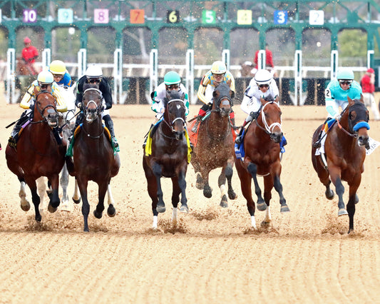 CLASS PRESIDENT - Rebel Stakes G2 - 03-01-26 - R11 - OP - First Turn 03 - Coady Media - Kurtis Coady Photography