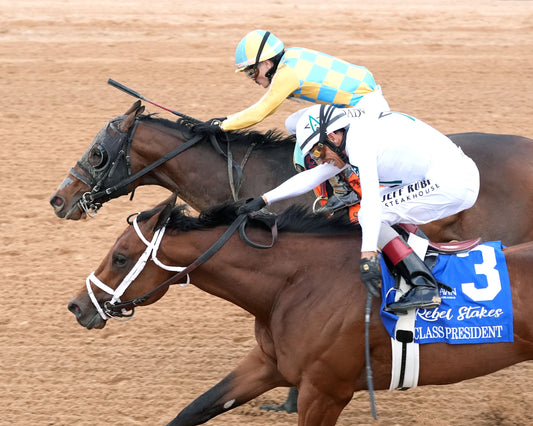 CLASS PRESIDENT - Rebel Stakes G2 - 03-01-26 - R11 - OP - Inside Finish 02 - Coady Media - Kurtis Coady Photography
