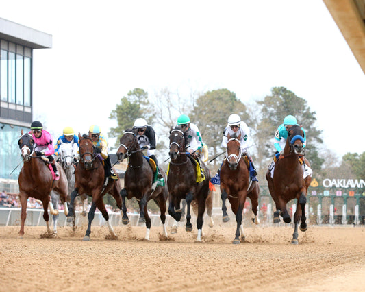 CLASS PRESIDENT - Rebel Stakes G2 - 03-01-26 - R11 - OP - Under Rail First Pass 02 - Coady Media - Kurtis Coady Photography
