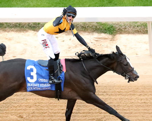 COUNTING STARS - The Fantasy Stakes G2 - 03-27-26 - R11 - OP - Celebration 01 - Coady Media - Kurtis Coady Photography
