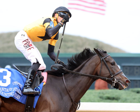 COUNTING STARS - The Fantasy Stakes G2 - 03-27-26 - R11 - OP - Celebration 02 - Coady Media - Kurtis Coady Photography