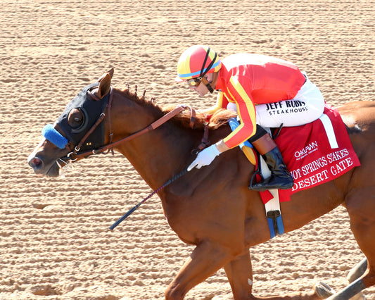 DESERT GATE - The Hot Springs Stakes - 03-26-26 - R08 - OP - Inside Finish 02 - Coady Media - Kurtis Coady Photography