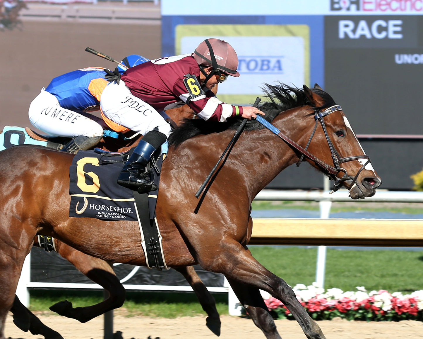 EKATI FLATTER - The Merrill C Roberts Overnight Handicap - 04-07-26 - R07 - Horseshoe Indiana - Finish 03  Casey Cable - Coady Media - Kurtis Coady Photography