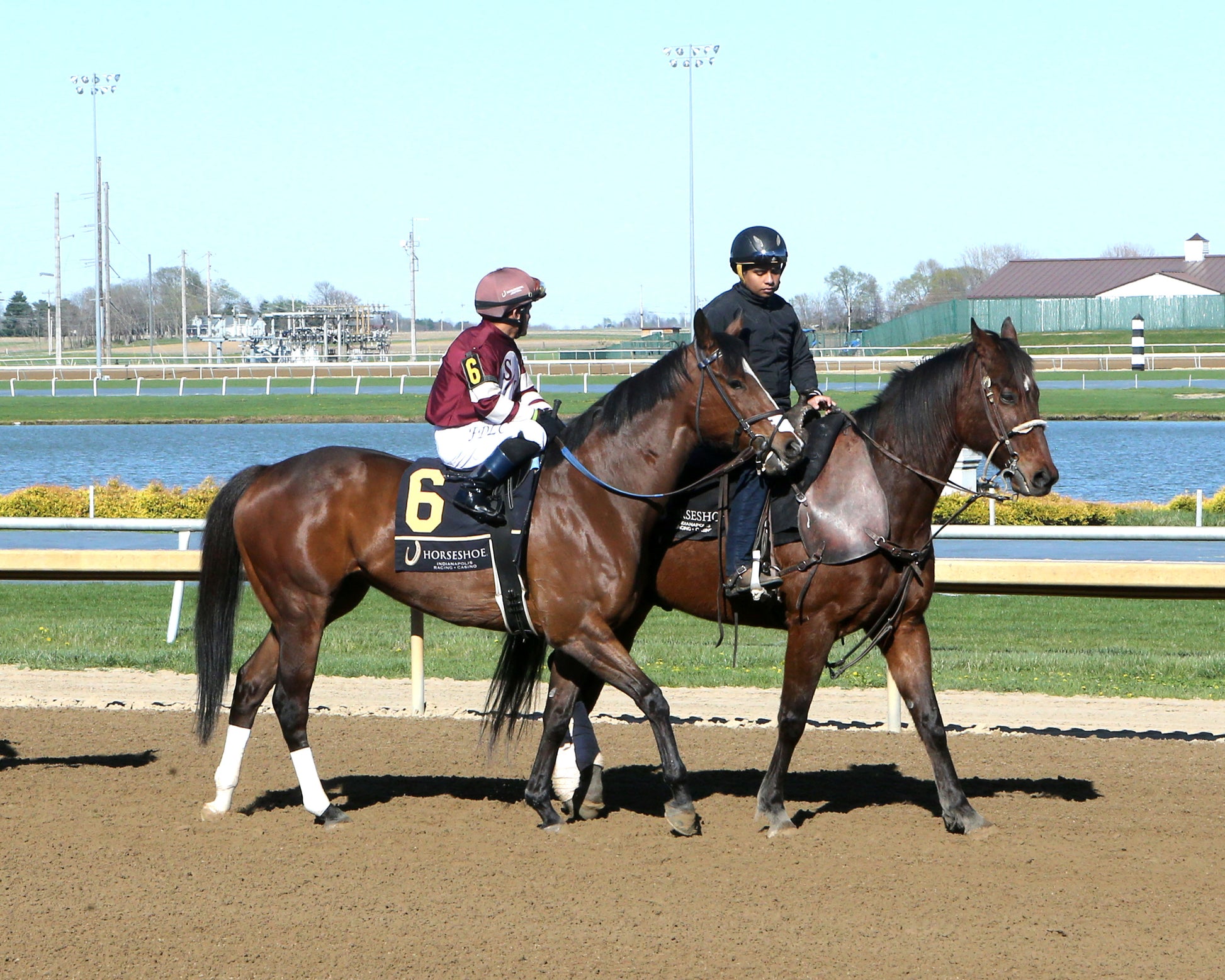 EKATI FLATTER - The Merrill C Roberts Overnight Handicap - 04-07-26 - R07 - Horseshoe Indiana - Post Parade 02 - Devin Hall - Coady Media - Kurtis Coady Photography