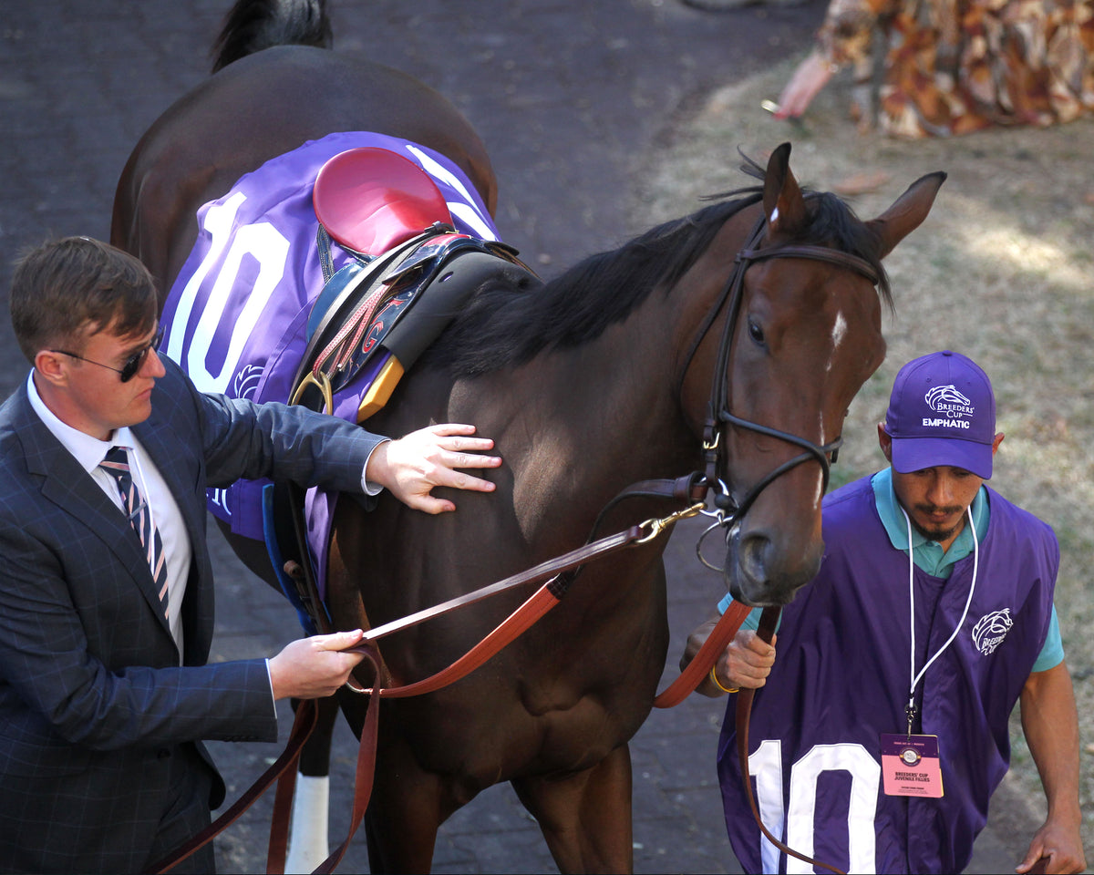 EMPHATIC - Breeders' Cup Juvenile Fillies G1 - 10-30-26 - R07 - Keeneland Race Course - Interview 01 - Hunter Fridley (Copy) - Coady Media - Kurtis Coady Photography
