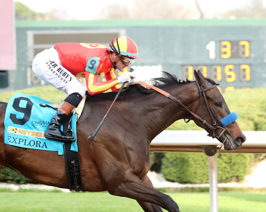 EXPLORA - Honeybee Stakes G3 - 03-01-26 - R09 - OP - Finish 03 - Coady Media - Kurtis Coady Photography