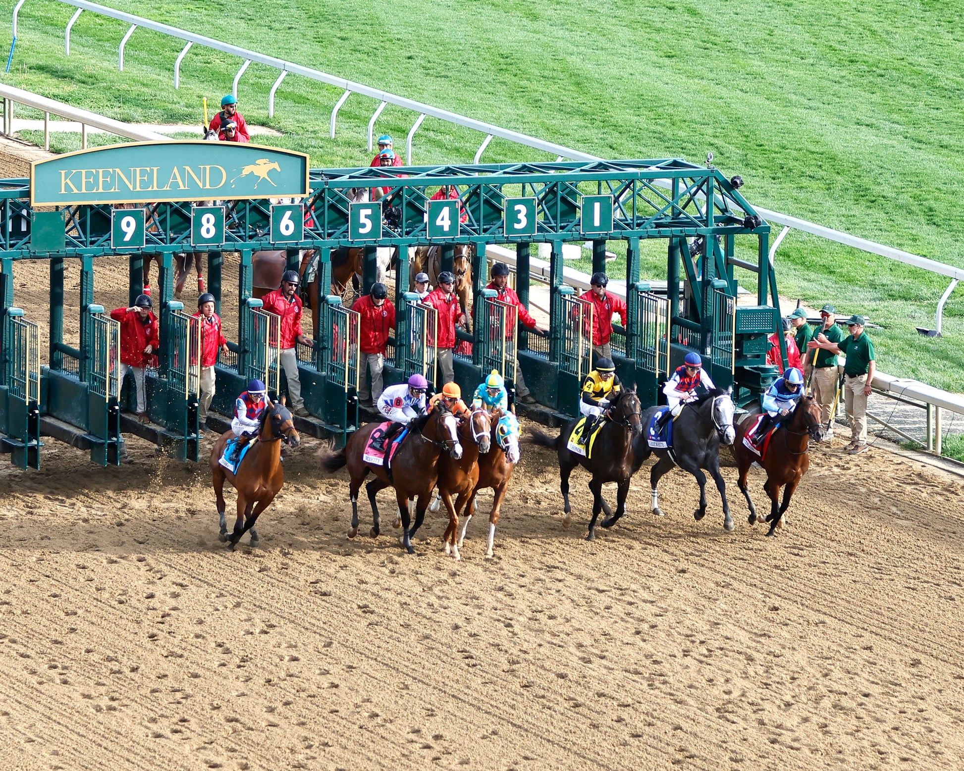 FURTHER ADO - The Toyota Blue Grass G1 - 04-04-26 - R11 - KEE - Aerial Start 01 - Coady Media - Kurtis Coady Photography