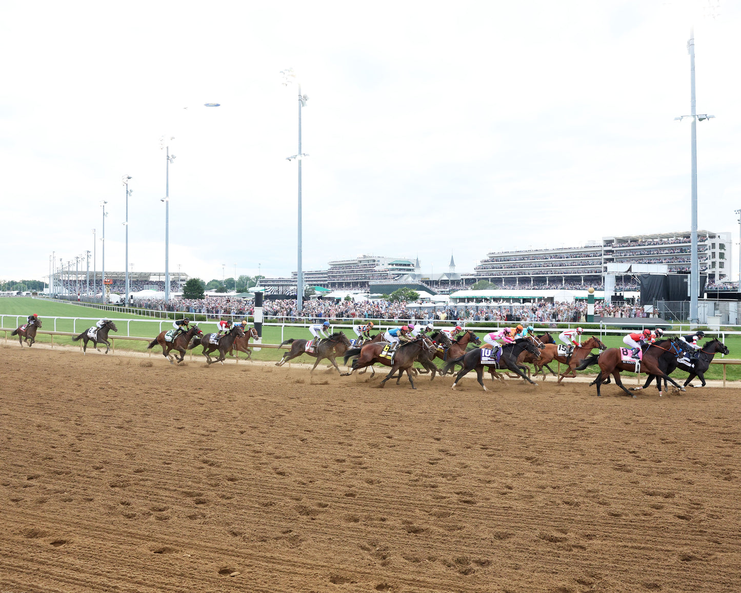 GOLDEN TEMPO - 050226 - Race 12 - CD  The Kentucky Derby G1 - 152nd Running - Final Turn 01 - Coady Media - Kurtis Coady Photography