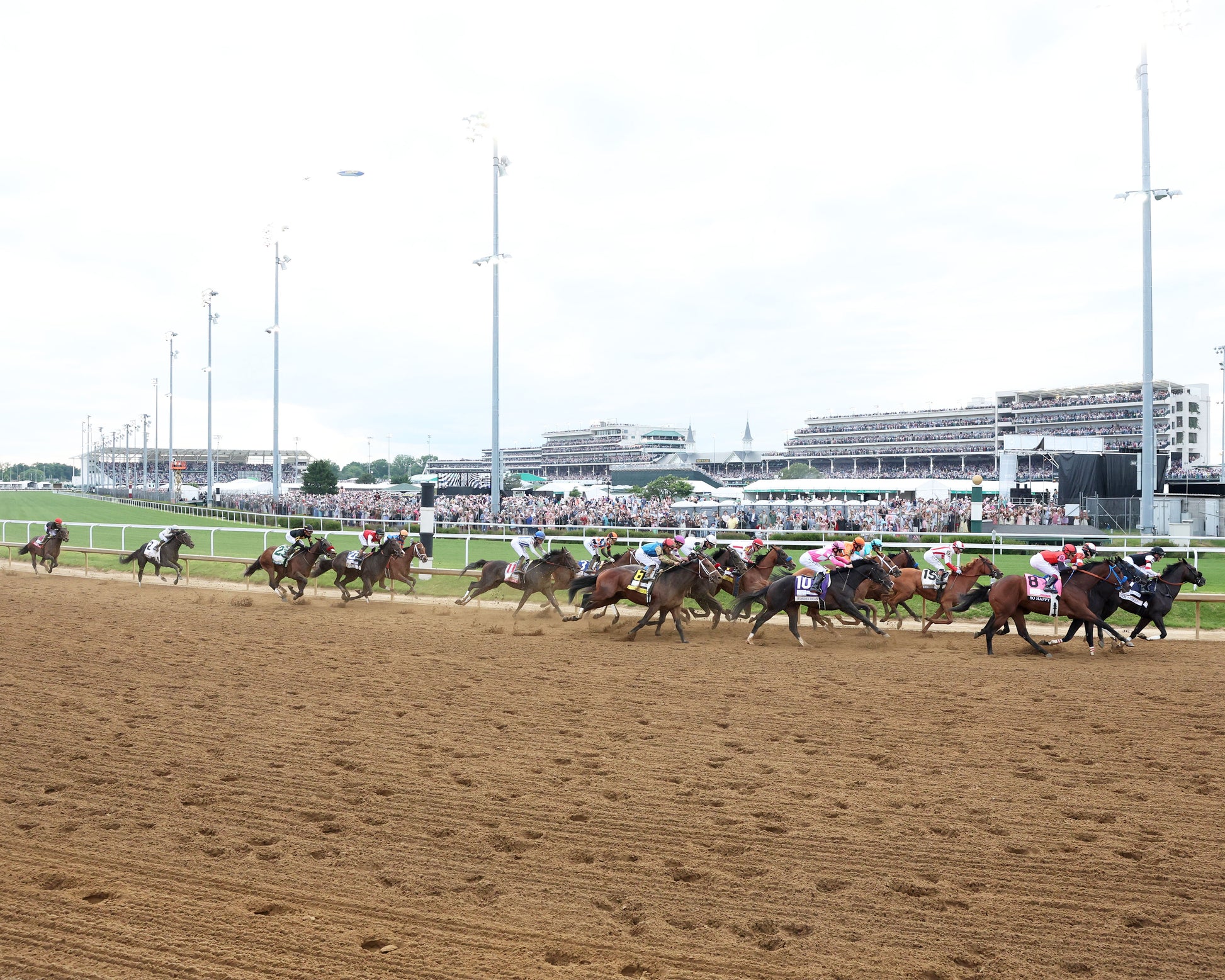 GOLDEN TEMPO - 050226 - Race 12 - CD  The Kentucky Derby G1 - 152nd Running - Final Turn 01 - Coady Media - Kurtis Coady Photography