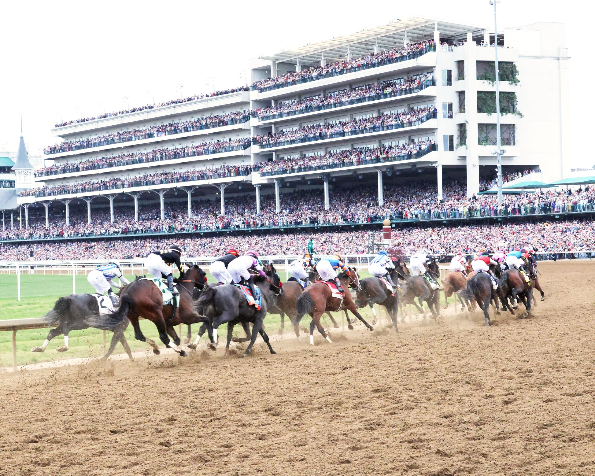 GOLDEN TEMPO - 050226 - Race 12 - CD  The Kentucky Derby G1 - 152nd Running - Final Turn 05 - Coady Media - Kurtis Coady Photography