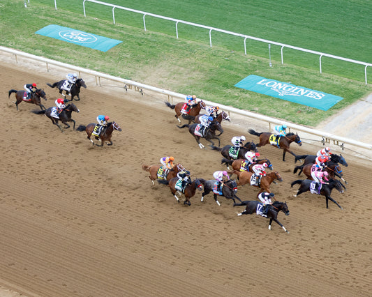 GOLDEN TEMPO - 050226 - Race 12 - CD  The Kentucky Derby G1- 152nd Running - Aerial First Pass 01 - Coady Media - Kurtis Coady Photography