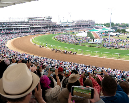 GOLDEN TEMPO - 050226 - Race 12 - CD  The Kentucky Derby G1- 152nd Running - Aerial First Turn 01 - Coady Media - Kurtis Coady Photography